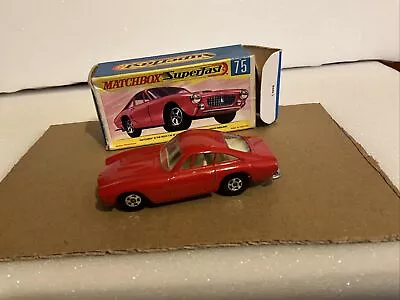 Matchbox Superfast MB75 Ferrari Berlinetta ORIGINAL IN G Type Box • $112.05