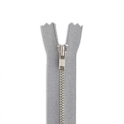 Gray Zipper Heavy Duty Zipper 9 Inch Metal Zipper Medium Gray 9” Metal Heavy ... • $15.61