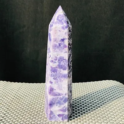 1.1LB Natural Purple Fluorite Crystal Column Quartz Stick Therapeutic Stone • $0.99