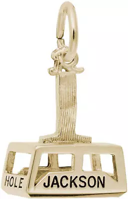 Gold-Plated Sterling Silver Jackson Hole Gondola Charm By Rembrandt • £38.57