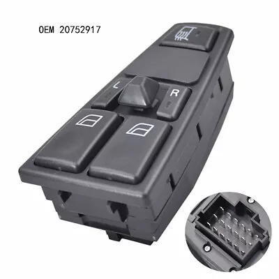 For Volvo Truck FH12 FM VNL / FM12 FM9 / VN Driver Side Window Control Switch 1* • $34.19
