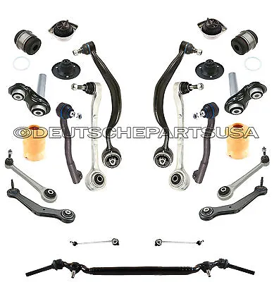 FRONT + REAR CONTROL ARMS TIE RODS MOTOR STRUT MOUNTS SUSPENSION KIT For BMW E38 • $704