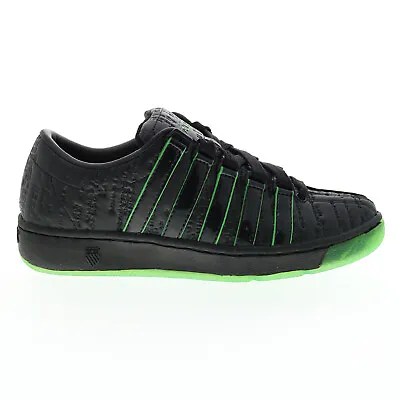 K-Swiss Classic 2000 X Matrix Mens Black Lace Up Lifestyle Sneakers Shoes • $40.99