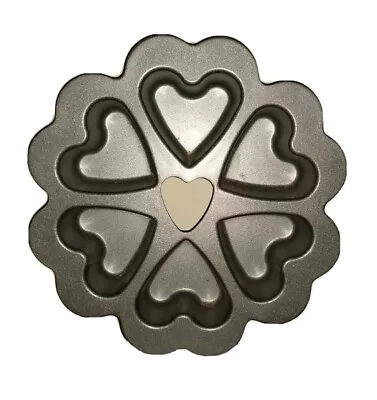 Nordic Ware Heart Mini Cake Cakelet Muffin Brownie Pan Love Wedding Theme • $25