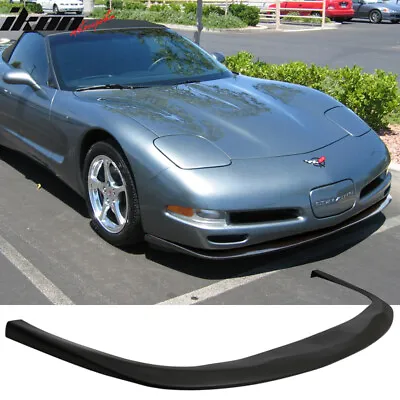 Fits 97-04 Chevrolet Corvette C5 IKON Aero Style Front Bumper Lip Spoiler Kit PU • $72.99