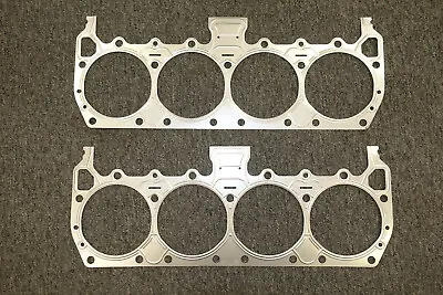 Pair 440 Steel Shim .020  Thin Head Gaskets For Mopar Dodge Big Block 383 400 BB • $89.95