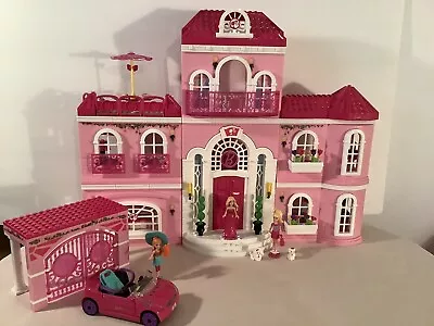 Mega Bloks Build N Style  #80229 Barbie Luxury Mansion  With Barbie Car • $59.95