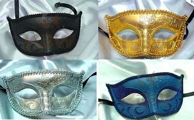 Holiday Venetian Masquerade Mask With And Pixie Dust - Costume New Year's Party • $4.21