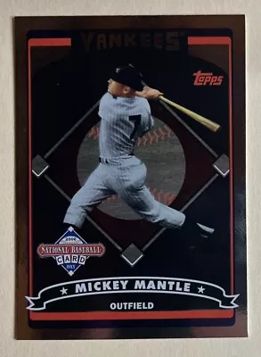 Mickey Mantle 2006 Upper Deck National Baseball Card Day Silver Foil • $2.99