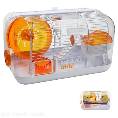 Hamster Habitat Cages Playhouse Mice Gerbil Wheel Exercise Small Animals Houses • $60.98