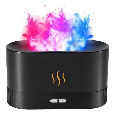 $37.99 • Buy USB Essential Oil Diffuser Flame Light Ultrasonic Aroma Mist Air Humidifier AU
