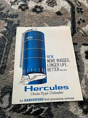 AO Smith Harvestore Hercules Chain Type Unloader Brochure FCCA • $21.99