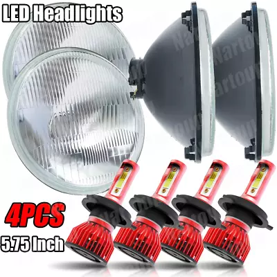 4PCS 5.75  5 3/4  LED Headlights HI/LO Beam For Pontiac GTO Grand Prix Firebird • $130.69