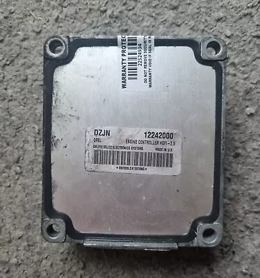 £100 • Buy Vauxhall OPEL ASTRA ZAFIRA 12242000 ECU CORSA.