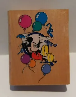 Mickey Mouse Party Mickey Rubber Stamp Disney Paper Craft Balloons • $4.99