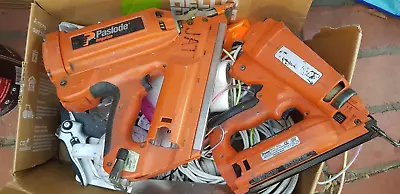 X2 Paslode Impulse IM250A-Li Li-Ion Angled Bradder + Batteries And Charger Etc • $599