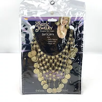 Exotic Jewelry Belly Dancer Necklace Harem Genie Halloween Costume Accessory • $9.29