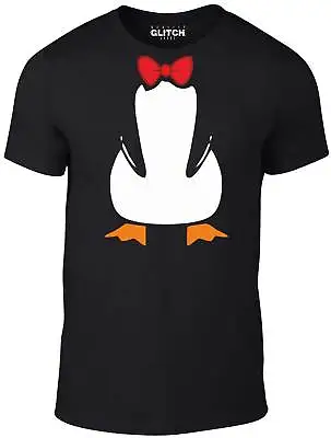 £9.99 • Buy Penguin Suit T-Shirt - Funny T Shirt Fancy Dress Joke Cute Animal Bow Tie Cool