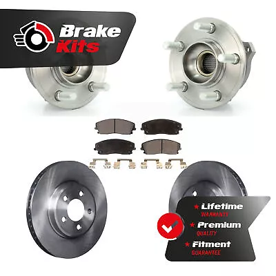 Front Hub Bearing Brake Rotor Pads Kit For 2007-2010 Dodge Charger AWD With 2.7L • $228.18