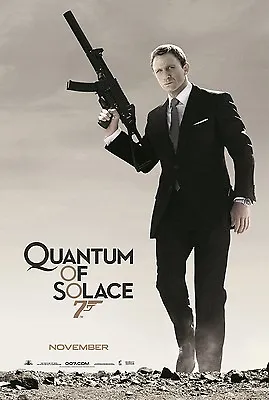 Quantum Of Solace Movie Poster Daniel Craig James Bond 007  11 X 17 Inches • $13.96