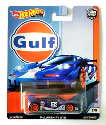 Hot Wheels McLaren F1 GTR [Gulf] Premium - New/Sealed/VHTF [E-808] • $32