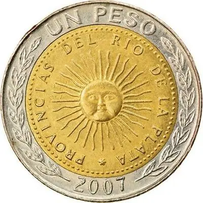 Argentina 1 Peso | National Sun Coin KM112 1994 - 2016 • $7.11