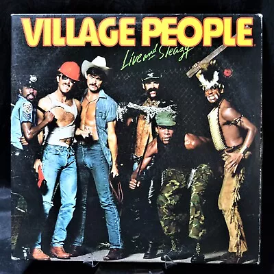 Village People Live And Sleazy LP Vinyl Double Album Casablanca Records 1979 • $3