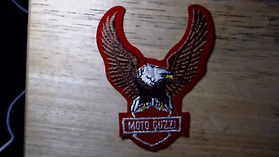 Circa 1980 Moto Guzzi Motorcycle 4 Inch Eagle Patch • $15