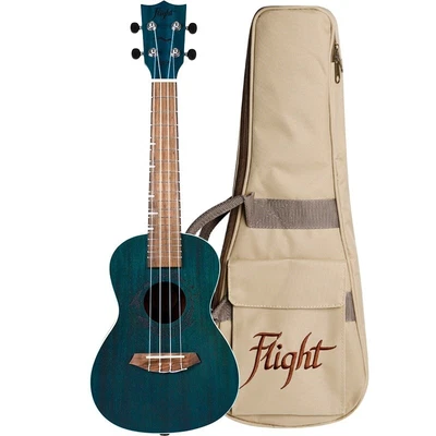 $170 • Buy Flight DUC380 Topaz Concert Ukulele