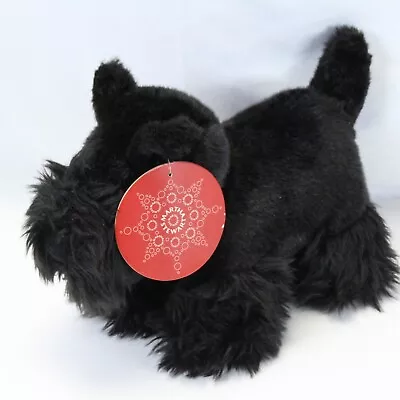 Martha Stewart Black Scottie Scottish Terrier Puppy Dog 11  Stuffed Plush W/Tag • $19.99