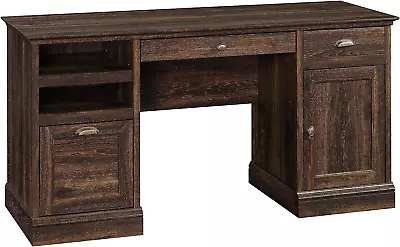 Sauder Barrister Lane Executive Desk L: 59.06  X W: 29.8  Iron Oak Finish  • $442.16