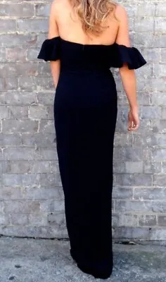 $50 • Buy Elegant Long Black Dress Audrey Style