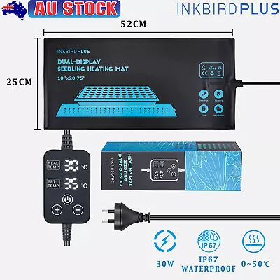 Seedling Heating Mat 30W Temperature Controller Heat Thermostat Propagation Seed • $35.99