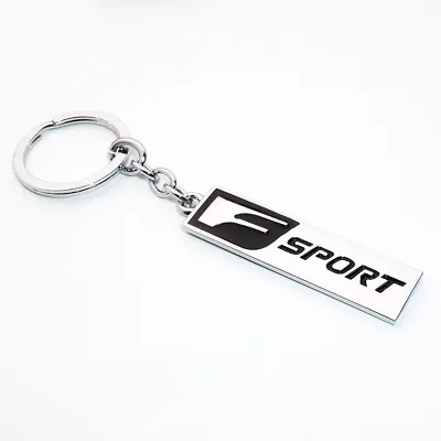 $8.99 • Buy 3D For Lexus F-Sport Logo Alloy Car Home Keychain Ring Decoration Gift Emblem