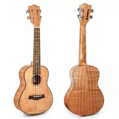 $39.66 • Buy Kmise Tiger Flame Classical Guitar Head Concert Ukulele Uke Hawaii Guitar 23 