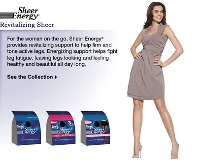 $3.99 • Buy Leggs Sheer Energy Pantyhose & Knee High Selection