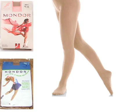 £13 • Buy New Mondor 3371  Thick Footed Ice Skating Tights - Child & Adult Sizes