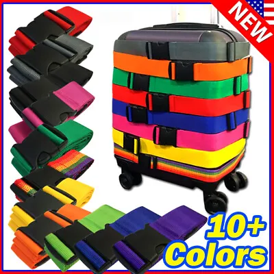 Lot Travel Luggage Suitcase Strap Belt Baggage Backpack Bag Package TSA • $12.60