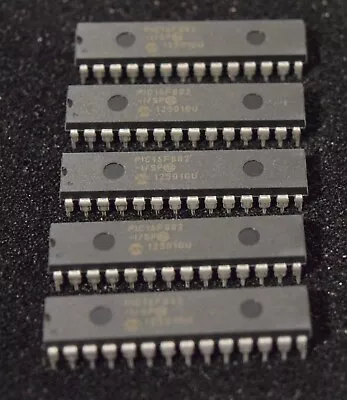 5PCS PIC16F882-I/SP Microchip 8-Bit CMOS Flash Microcontroller • $8.90