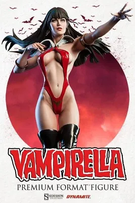 Sideshow Exclusive Vampirella Premium Format Statue #5/1000 1/4 Scale With Bat • $700