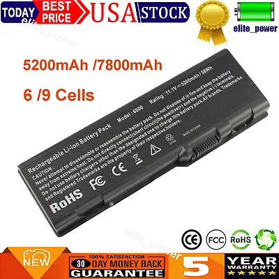 6/9Cells Battery For Dell Inspiron 6000 9200 9300 9400 XPS M170 E1705 U4873 NEW • $20.99