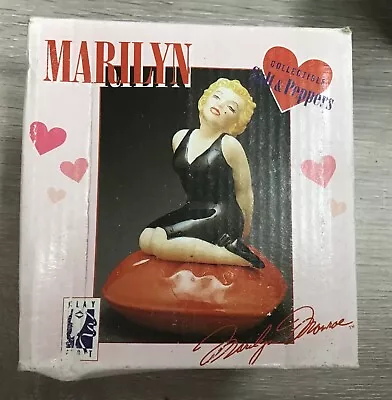 Marilyn Monroe On Pillow 1996 Ceramic Salt & Pepper Shaker ITEM #1619 - NEW • $30