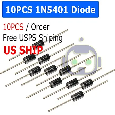 10x 1N5401 For Motorola Diode Gen Purp 100V 3A Axial IN5401 2 Unit • $2.95