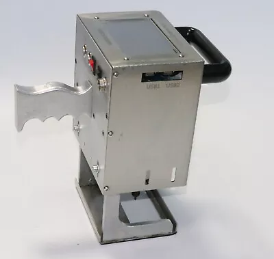 Battery Electric Dot Peen Marking Machine VIN Code Chassis Number Metal Printer • £989