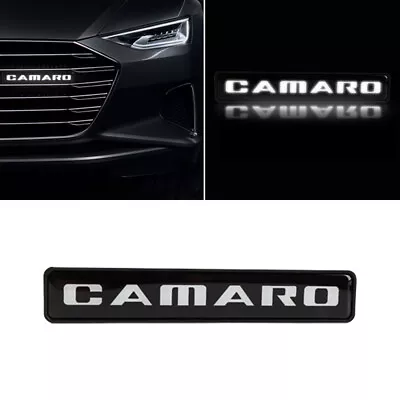 CAMARO LED Logo Light Car For Front Grille Badge Illuminated Decal Sticker  • $13