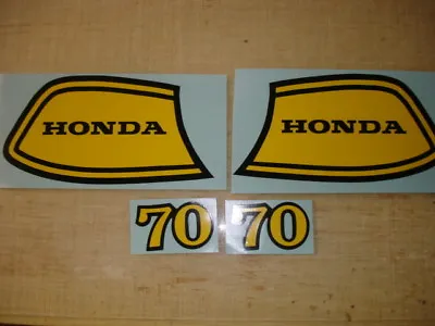 $35.02 • Buy 1973 Honda SL 70 Gas Tank And Side Panel Decal Set 