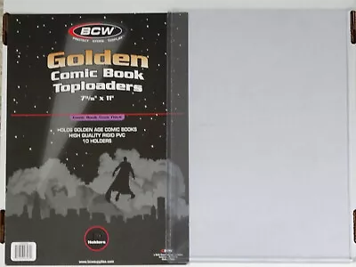 1 Loose BCW Golden Comic Book Topload Holder Toploaders New • $7.99