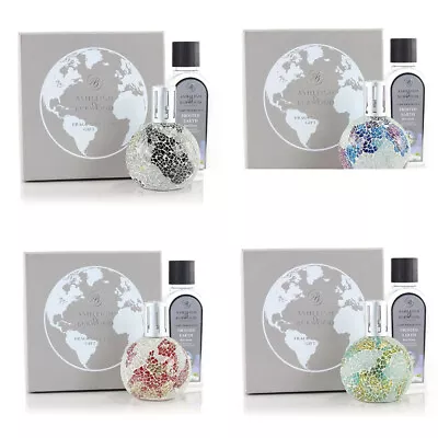£31.95 • Buy Ashleigh & Burwood Frosted Earth Fragrance Oil Lamp Home Gift Set Diffuser