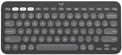 Logitech Pebble Keys 2 K380s Wireless Keyboard - Tonal Graphite - UK Layout • £39