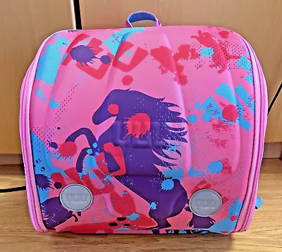 Children's Girl's Pink Horse Rucksack Bag For School Travel Inc Activity Pack • £24.99